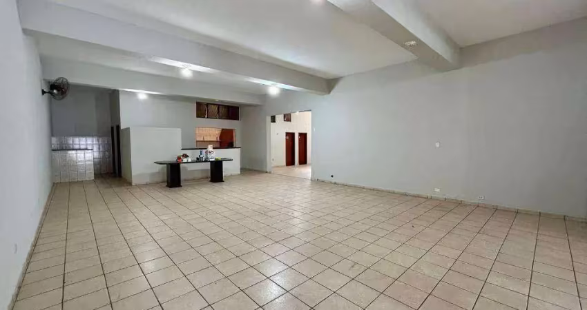 Salão para alugar, 150 m² por r$ 4.545/mês - parque novo mundo - americana/sp