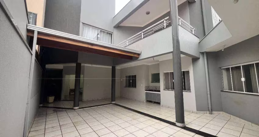 Casa com 3 dormitórios para alugar, 310 m² por r$ 4.500/mês - jardim flamboyant - santa bárbara d'oeste/sp