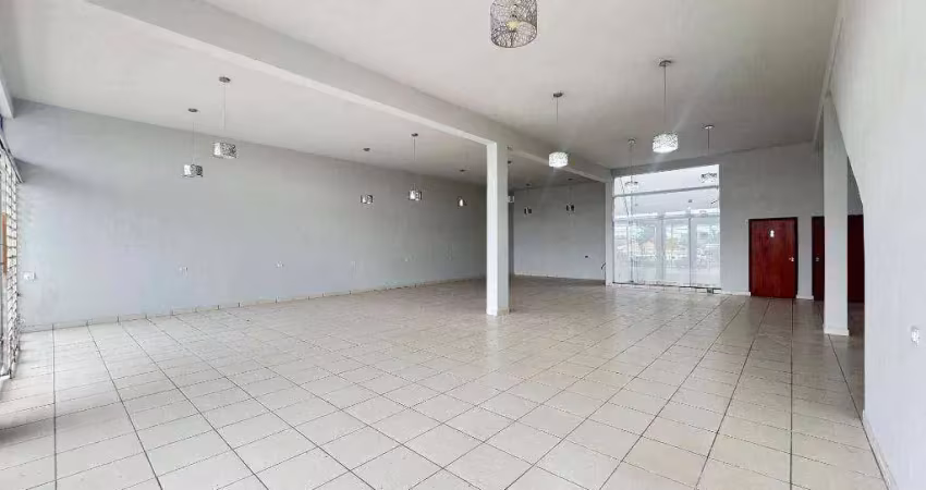 Salão para alugar, 180 m² por r$ 5.500,00/mês - jardim dona regina - santa bárbara d'oeste/sp