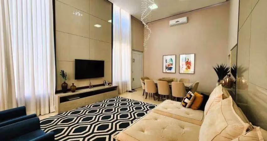 Casa com 3 dormitórios para alugar, 194 m² por r$ 8.500/mês - residencial dona margarida - santa bárbara d'oeste/sp