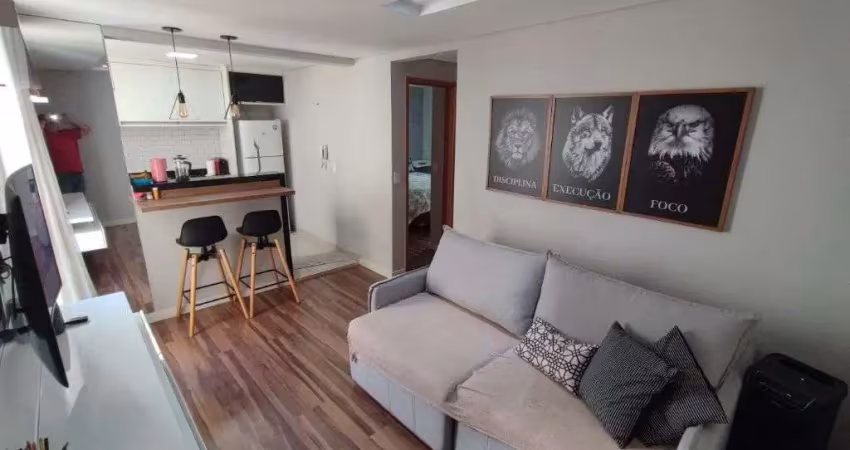 Apartamento com 2 dormitórios à venda, 48 m² por r$ 230.000 - jardim terramérica ii - americana/sp
