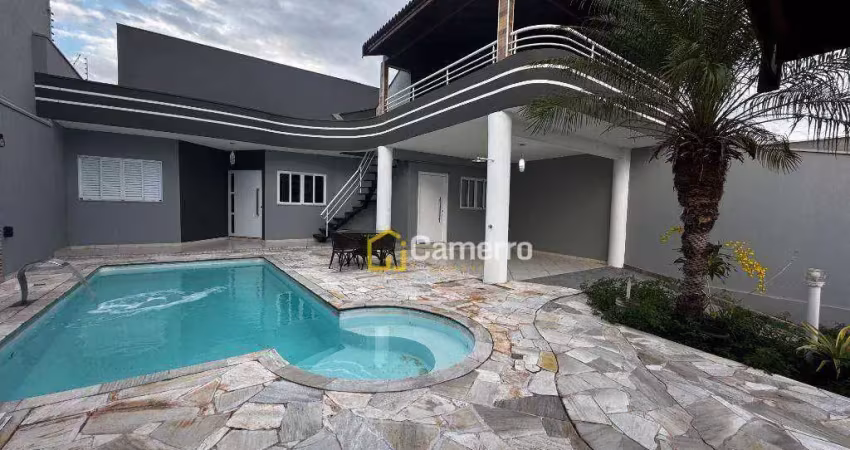 Casa com 3 dormitórios, sendo 1 suíte,  à venda, 189 m² por r$ 880.000 - terras de santa bárbara - santa bárbara d'oeste/sp