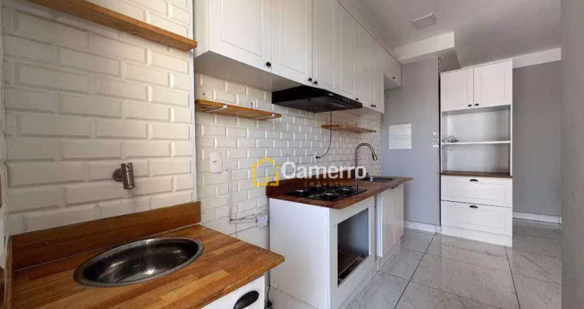 Apartamento com 2 dormitórios, sendo 1 suíte,  à venda, 56 m² por r$ 350.000 - jardim firenze - santa bárbara d'oeste/sp