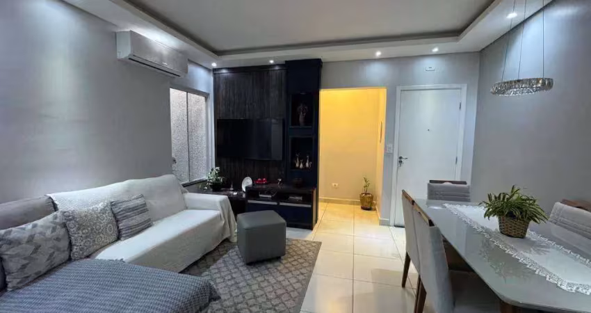 Apartamento com 2 dormitórios, sendo 1 suíte,  à venda, 83 m² por r$ 385.000 - jardim terramérica ii - americana/sp