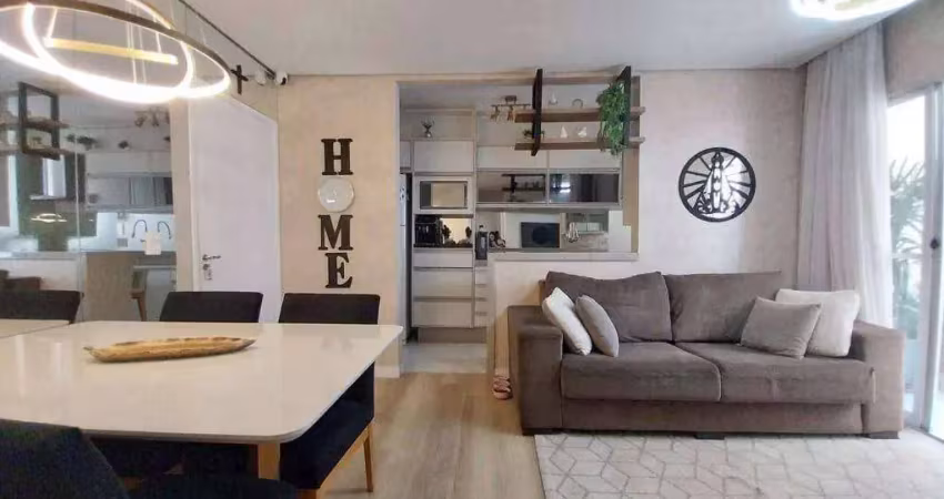 Apartamento com 2 dormitórios à venda, 70 m² por r$ 424.000,00 - vila omar - americana/sp