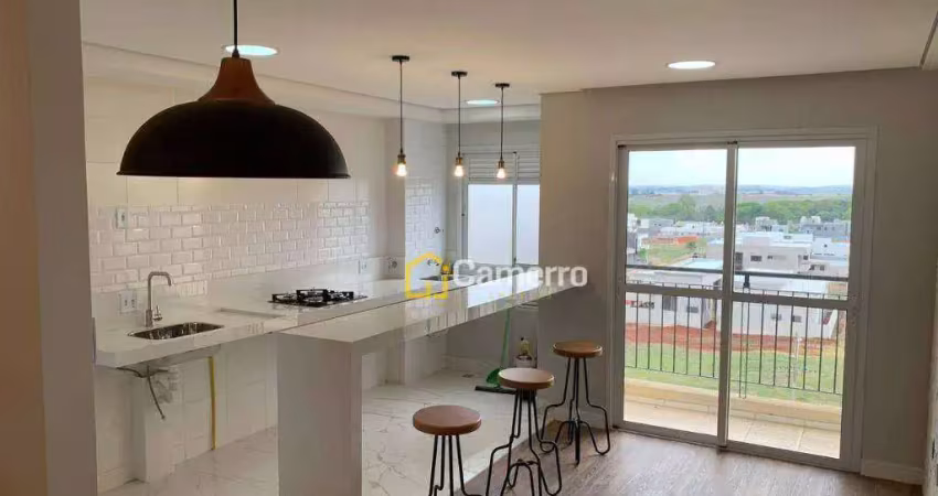 Apartamento com 2 dormitórios, sendo 1 suíte,  à venda, 55 m² por r$ 350.000 - jardim firenze - santa bárbara d'oeste/sp