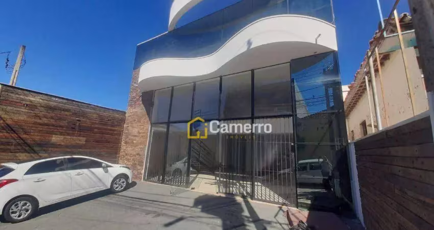 Salão para alugar, 300 m² por r$ 8.500/mês - jardim girassol - americana/sp