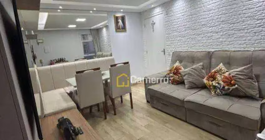 Apartamento com 2 dormitórios à venda, 50 m² por r$ 225.000 - joias de santa bárbara - santa bárbara d'oeste/sp