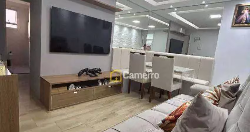 Apartamento com 2 dormitórios à venda, 50 m² por r$ 205.000,00 - joias de santa bárbara - santa bárbara d'oeste/sp