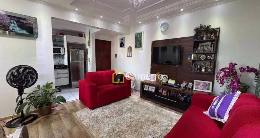 Apartamento com 3 dormitórios, sendo 1 suíte,  à venda, 85 m² por r$ 320.000 - jardim cândido bertini - santa bárbara d'oeste/sp