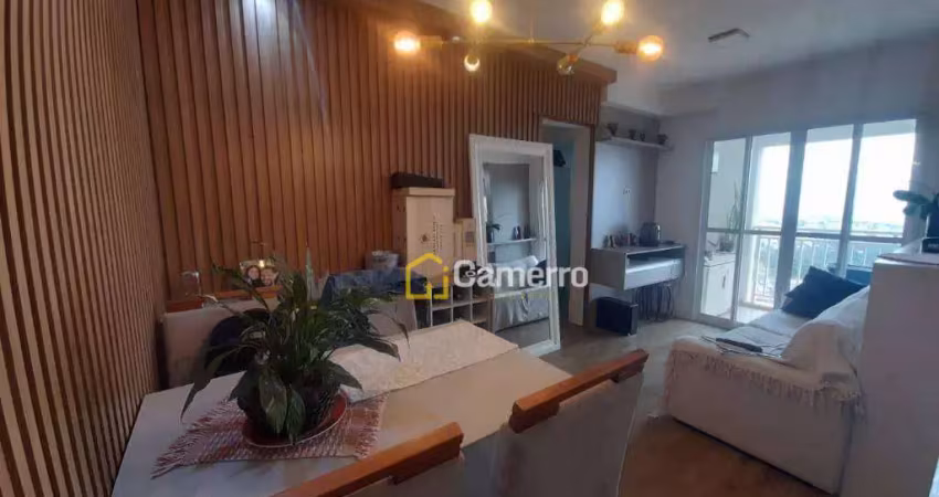 Apartamento com 2 dormitórios para alugar, 53 m² por r$ 2.405,00/mês - catharina zanaga - americana/sp