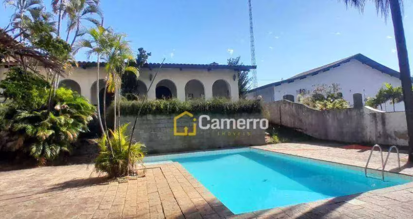 Casa com 3 dormitórios para alugar, 850 m² por r$ 8.000/mês - santo antônio - americana/sp