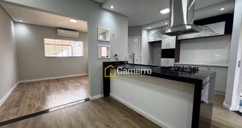 Casa com 3 dormitórios, sendo 1 suíte,  à venda, 124 m² por r$ 470.000 - jardim das orquídeas - americana/sp