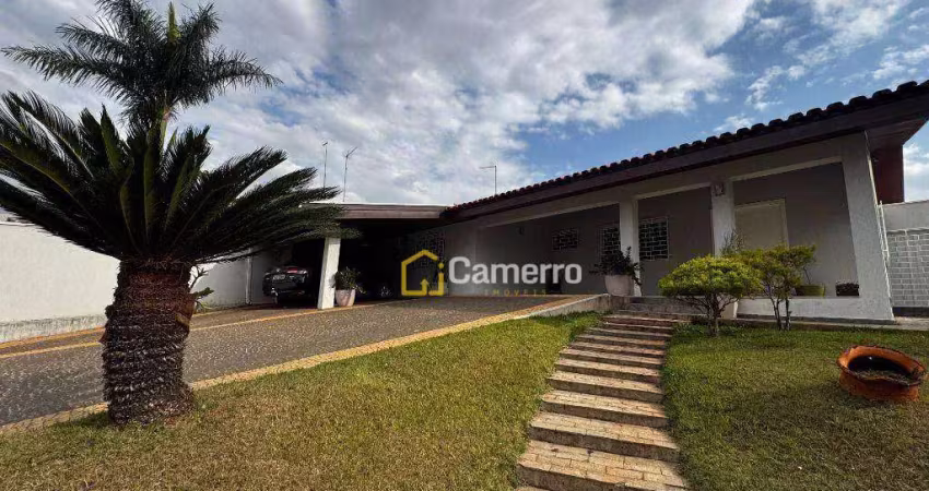 Casa com 4 dormitórios, sendo 1 suíte,  à venda, 130 m² por r$ 1.500.000 - chácara rodrigues - americana/sp