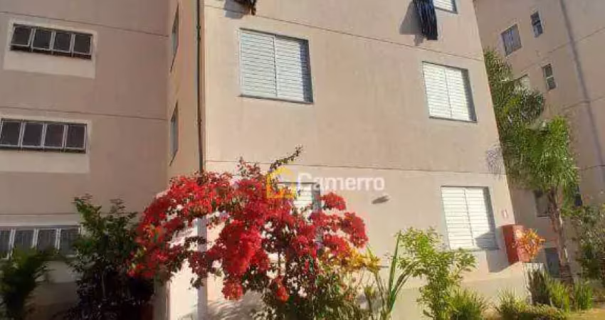 Apartamento com 2 dormitórios para alugar, 47 m² por r$ 1.100/mês - parque residencial do lago - santa bárbara d'oeste/sp