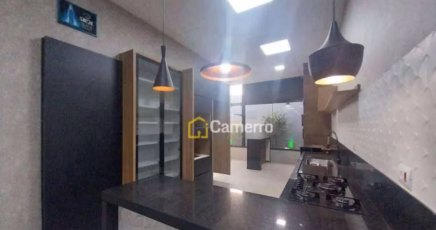 Salão para alugar, 350 m² por r$ 13.000/mês - jardim firenze - santa bárbara d'oeste/sp