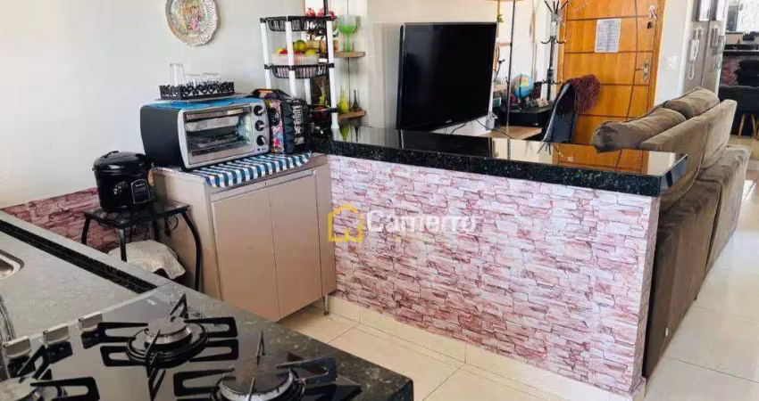 Apartamento com 2 dormitórios, sendo 2 suítes,  à venda, 79 m² por r$ 310.000 - jardim boer i - americana/sp