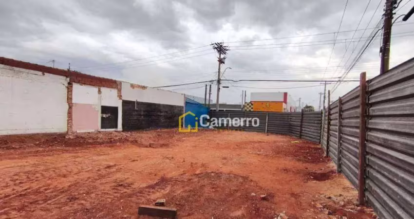 Terreno para alugar, 343 m² por r$ 2.570/mês - vila amorim - americana/sp