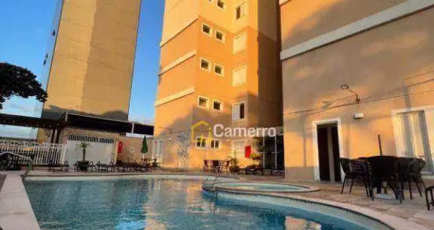 Apartamento com 3 dormitórios para alugar, 70 m² por r$ 2.000/mês - jardim santana - americana/sp
