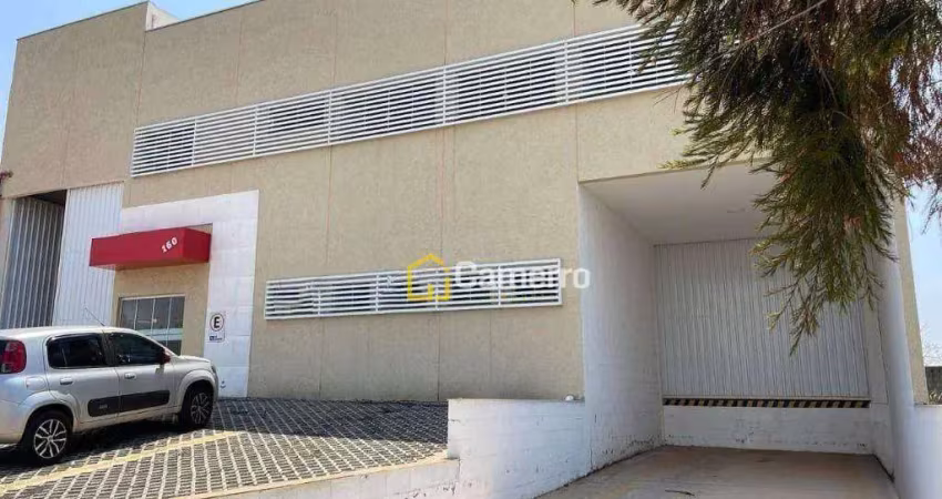 Galpão para alugar, 1 m² por r$ 16.350,00/mês - parque industrial souza queiroz - limeira/sp