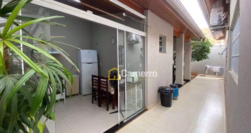 Casa com 3 dormitórios para alugar, 205 m² por r$ 5.107/mês - residencial dona margarida - santa bárbara d'oeste/sp