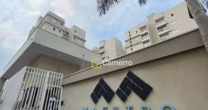 Apartamento com 2 dormitórios para alugar, 56 m² por r$ 1.950/mês**incluindo iptu, condominio e gas** - jardim dona regina - santa bárbara d'oeste/sp