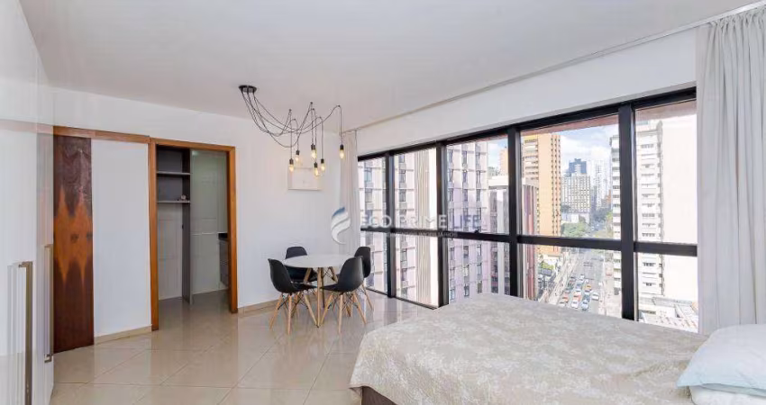 Apartamento para alugar, 33 m² por R$ 2.450,00/mês - Centro - Curitiba/PR