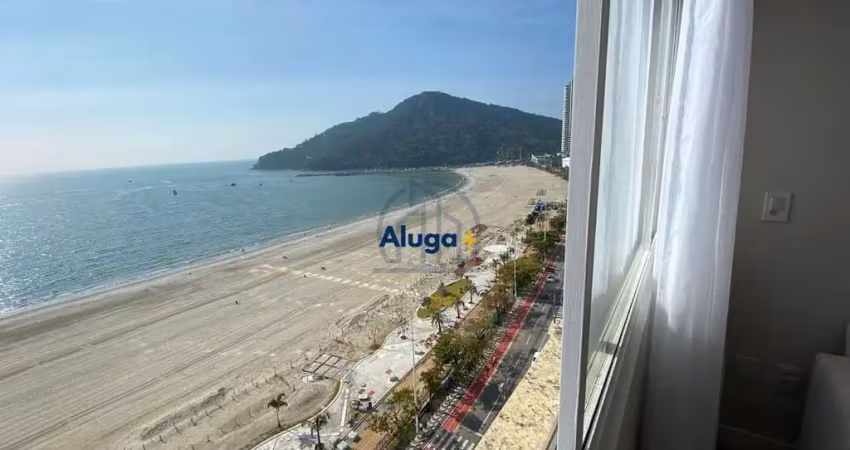 Apartamento frente mar com 02 dormitórios e vaga de garagem