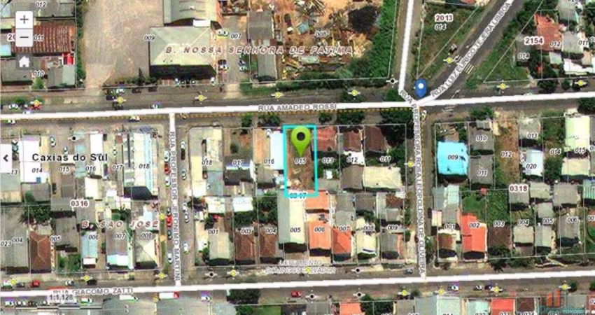 Terreno à venda na Rua Amadeo Rossi, 317, Nossa Senhora de Fátima, Caxias do Sul
