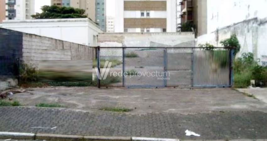 Terreno comercial para alugar na Rua General Osório, 1865, Cambuí, Campinas