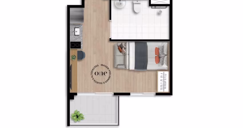 STUDIO EM MOEMA 300 METROS DO METRO EUCALIPTUS