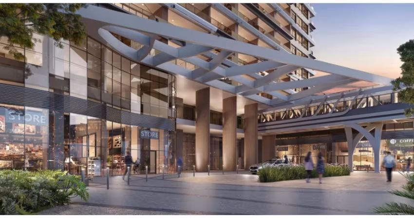 Apartamento Contemporaneo 40m2 - 650m Morumbi Shopping - 3 andares de Lazer na Cobertura