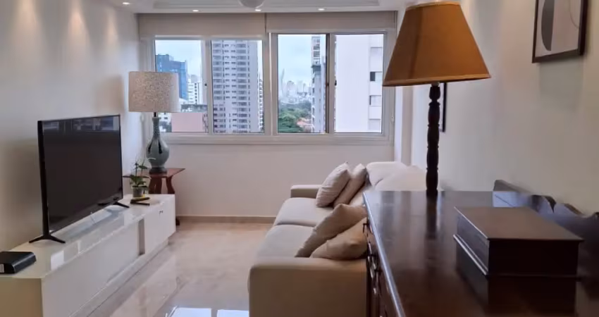 Aluga-se apartamento mobiliado 92m2  - brooklin - rua princesa isabel