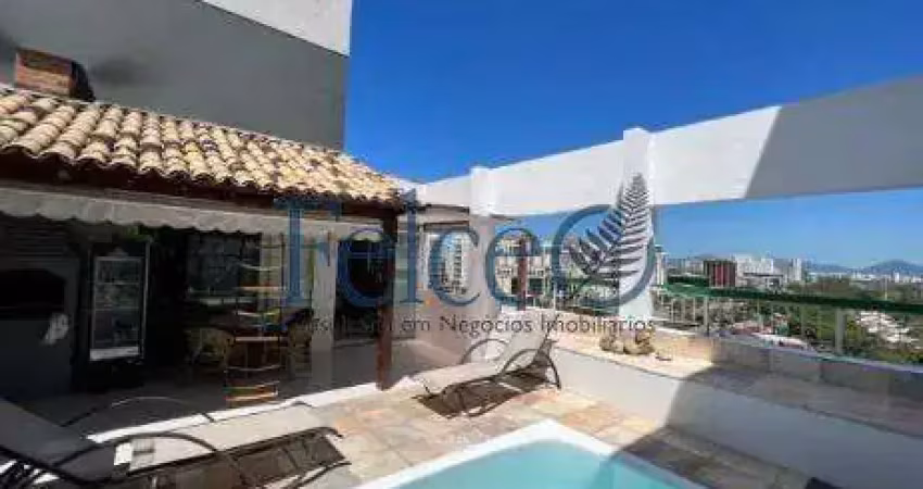 Cobertura à venda em rio de janeiro, barra da tijuca, com 3 quartos, com 171 m²