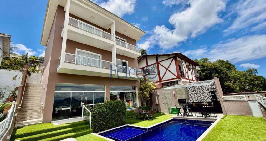 Casa à venda em Rio de Janeiro, Anil, com 4 suítes, com 332 m², Condomínio Villarejo