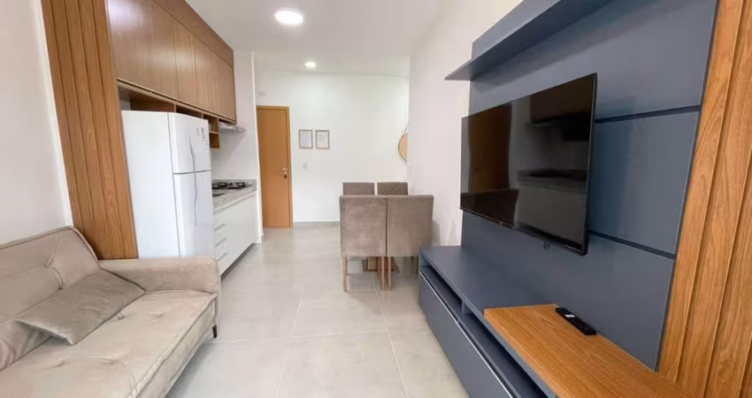 Apartamento com 01 suíte e varanda gourmet na Praia Grande em Ubatuba.