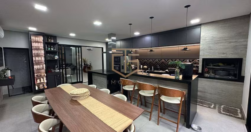 Casa à venda em Paulínia, Parque Brasil 500, com 4 suítes, com 266.1 m², Residencial Villa Lobos