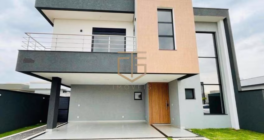 Casa à venda em Paulínia, Parque Brasil 500, com 3 suítes, com 265 m², Condomínio Royal Garden