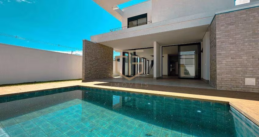 Casa à venda em Paulínia, Parque Brasil 500, com 5 suítes, com 262.74 m², Santorini Residencial Club