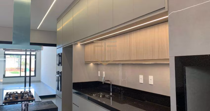 Casa à venda em Paulínia, Parque Brasil 500, com 3 suítes, com 193.22 m², Condomínio Royal Garden