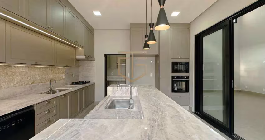 Casa à venda em paulínia, parque brasil 500, com 3 suítes, com 191.86 m², santorini residencial club