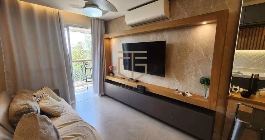 Apartamento à venda em paulínia, balneário tropical, com 3 quartos, com 80 m²