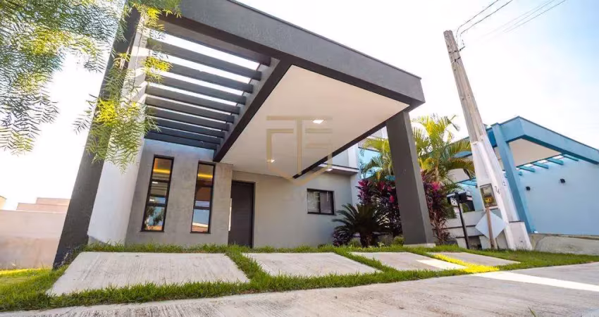 Casa à venda em indaiatuba, jardins do império, com 3 suítes, com 105 m², condomínio vila paraty