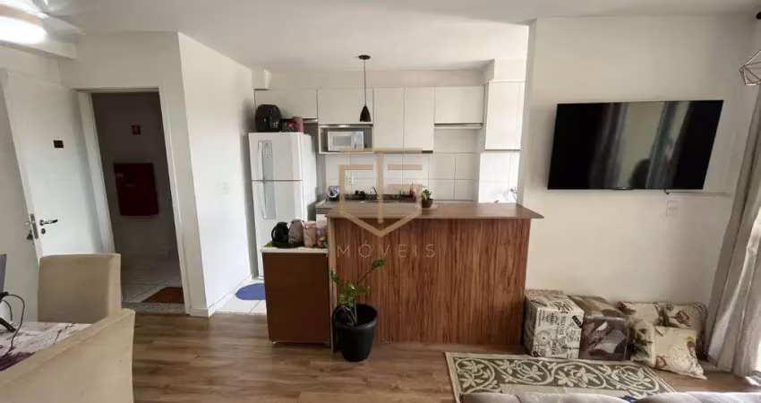 Apartamento à venda em hortolândia, jardim santa clara do lago i, com 2 quartos, com 58 m²