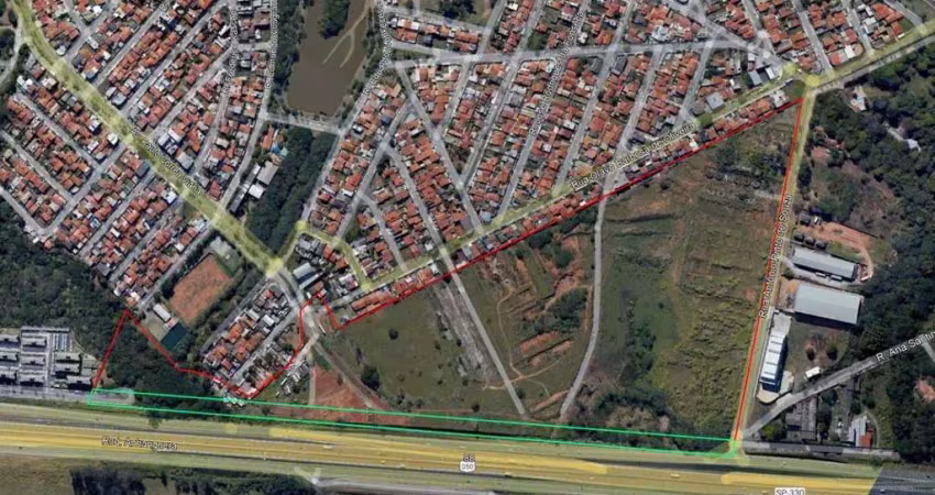 Área à venda de 195299 m² para construção de apartamento ou loteamento por r$ 45.000.000 - parque jambeiro - campinas/sp
