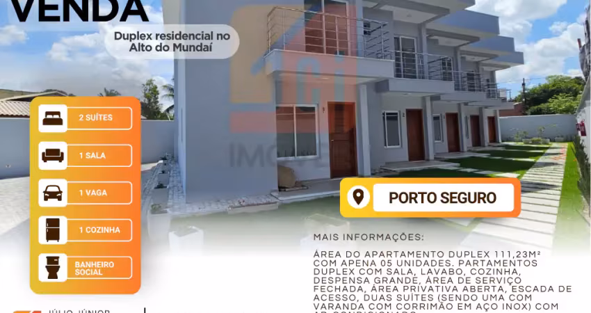 Duplex residencial no Alto do Mundaí em Porto Seguro/BA