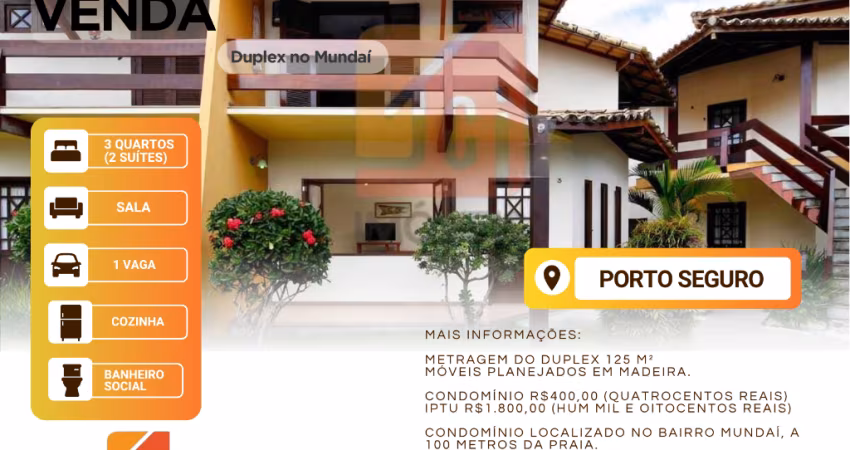 Casa duplex no Mundaí Porto Seguro/ BA