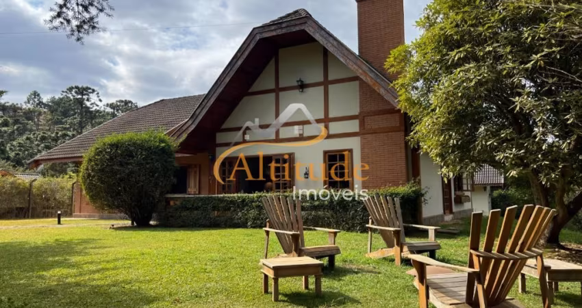Casa Térrea com o Estilo de Campos do Jordão em Terreno Espetacular! Descansópolis | Campos do Jordão
