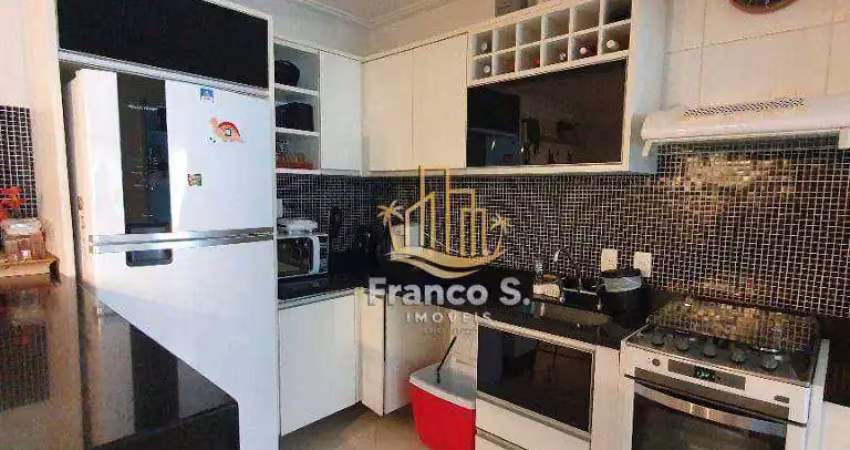 Apartamento com 3 dormitórios para alugar, 109 m² por R$ 2.500/dia - Riviera - Módulo 7 - Bertioga/SP