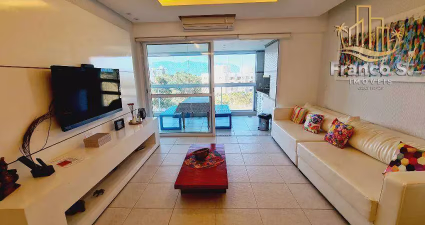 Apartamento com 3 dormitórios para alugar, 132 m² por R$ 3.500/dia - Riviera - Módulo 8 - Bertioga/SP
